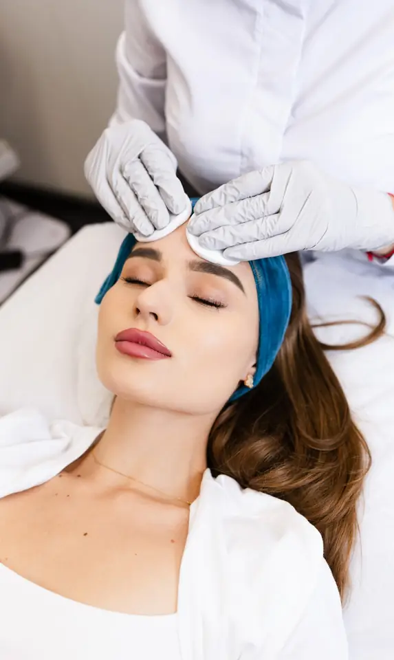 Close care around the brow